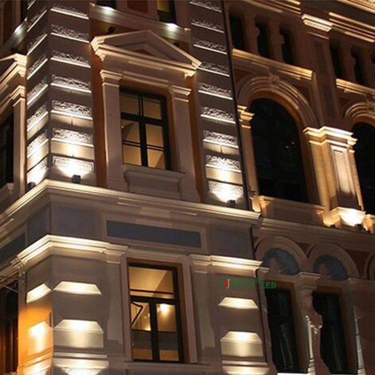 Yuanyeled - Cahaya dinding berkualiti tinggi 12V 24V Solar Outdoor 6W 9W Wifi Control IP65 RGB RGBW YY -BDS003 10