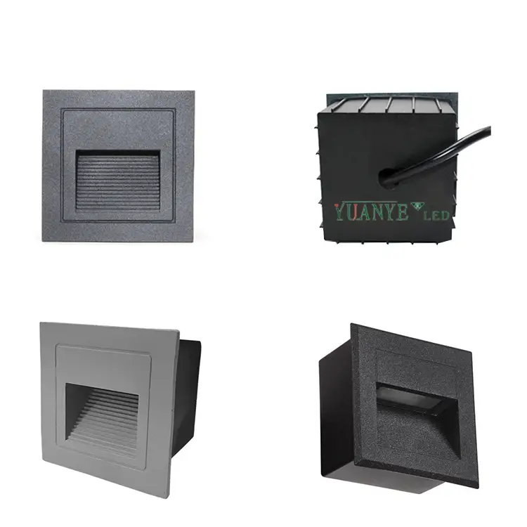 Led Outdoor Intelligent Control Buried Light Ip65 Sensor Step Light Yellow Red Dimmable Rgb Rgbw YY-QJS001 1