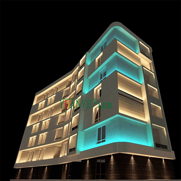 Yuanyeled - Efecto de arcoiris profesional destacado Iluminación de lavado de pared Zigbee3.0 Luces de paisaje YY -XQ57160 12