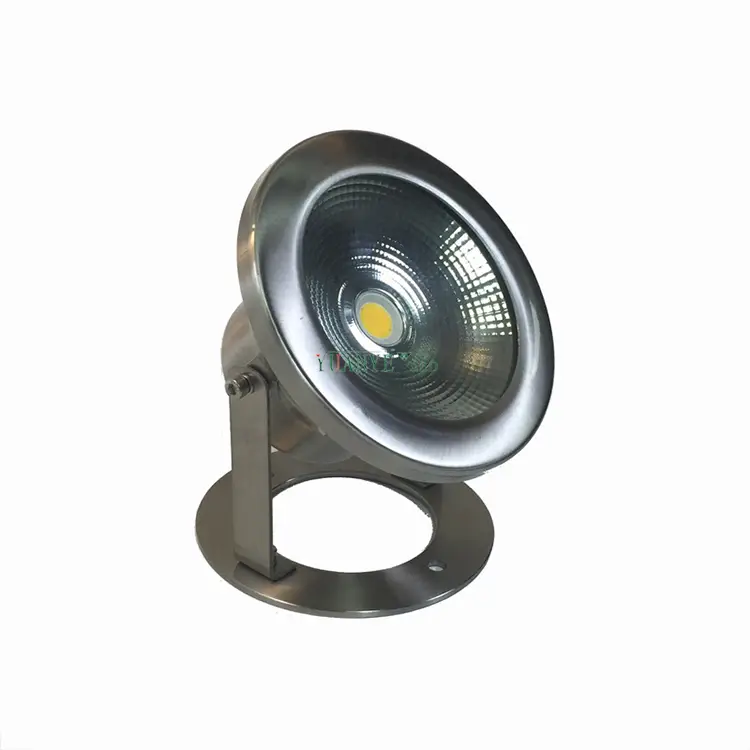 LED LED خاضع للضوء RDM 1-10V الفولاذ المقاوم للصدأ الرقص تحت الماء RGB حلقة الضوء 1