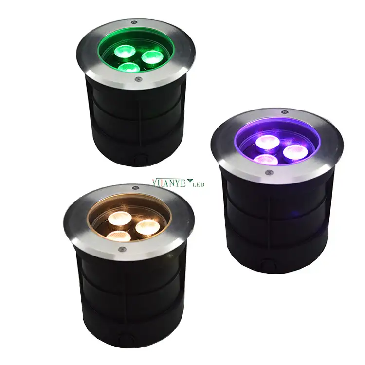 YUANYELED- 중국 현지 매장 LED 지하 조명 DMX 3W 5W 6W DMX512 잔디밭 조명 빔 조절 가능한 YY-DMR004-A 1