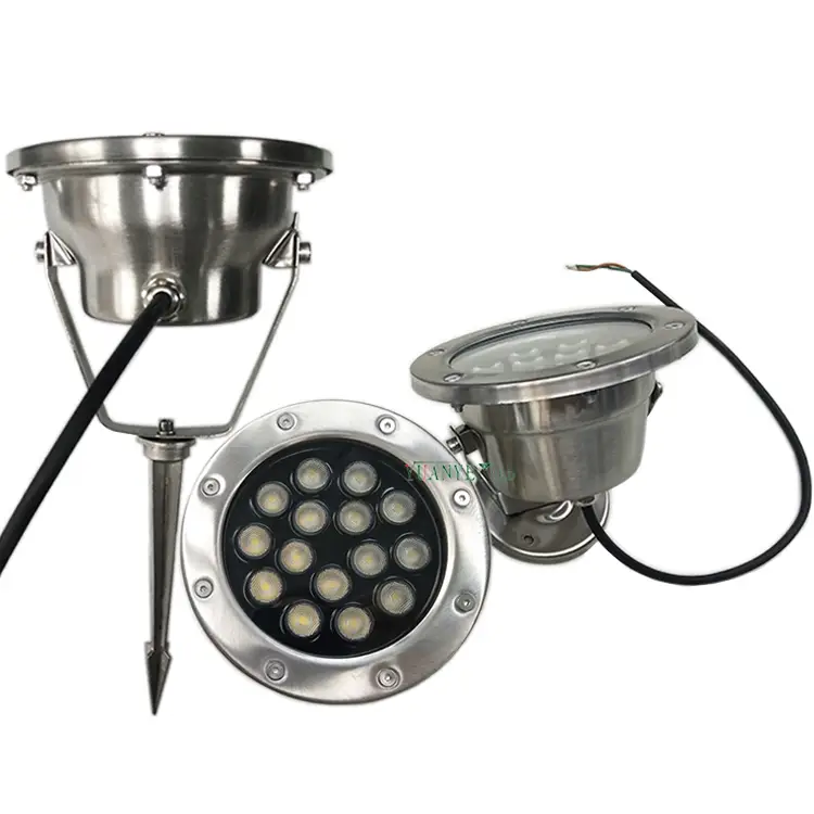 ガーデンスポットライト3W 9W 12W 24W芝生パス屋外IP65 DMX512スパイクステンレス鋼用洪水ライトYY-TG2S 1