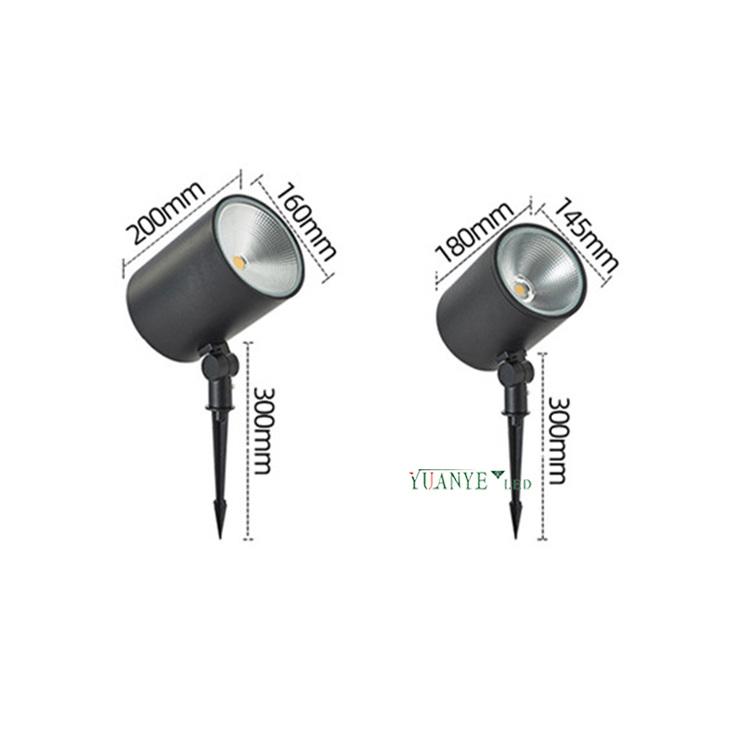 yuanyeled - Led Outdoor Spike Light Changing Color 3w 6w 9w 36w 48w Rgb Aluminium Body Spot Road Lighting YY-TG2T 9