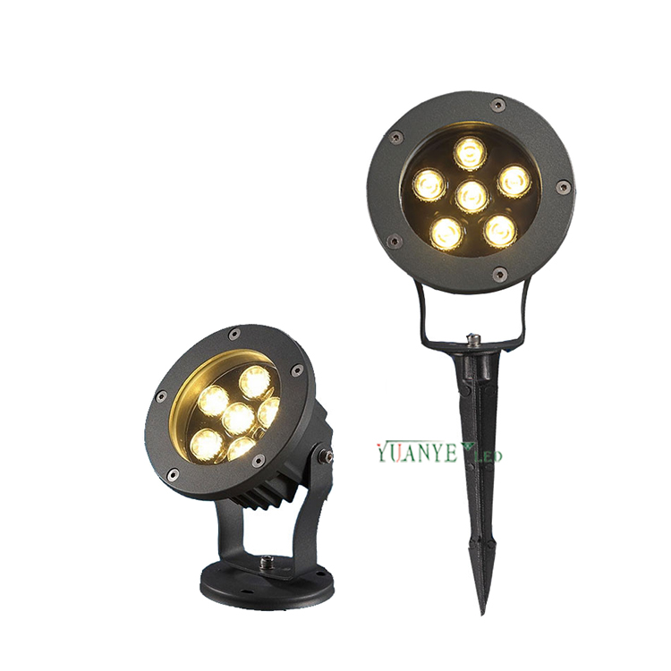 中国装飾ライト防水3W 9W 36W 48Wアルミニウム3000K 4500K 6000KストリートスパイクスタンディングライトYY-TG2B 7