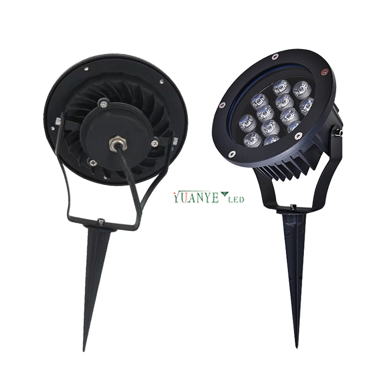 中国装飾ライト防水3W 9W 36W 48Wアルミニウム3000K 4500K 6000KストリートスパイクスタンディングライトYY-TG2B 8