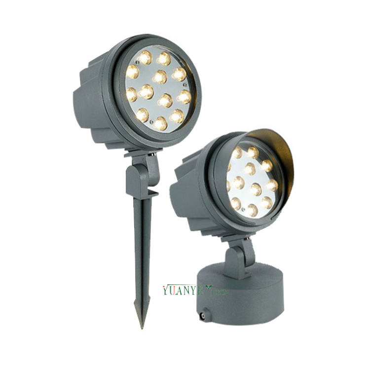 Pembekal Lampu Spike LED LED YY-TG2L 6W 9W 18W 21W 24W LED LED Banjir dengan Pangkalan Pusingan atau Spike 8