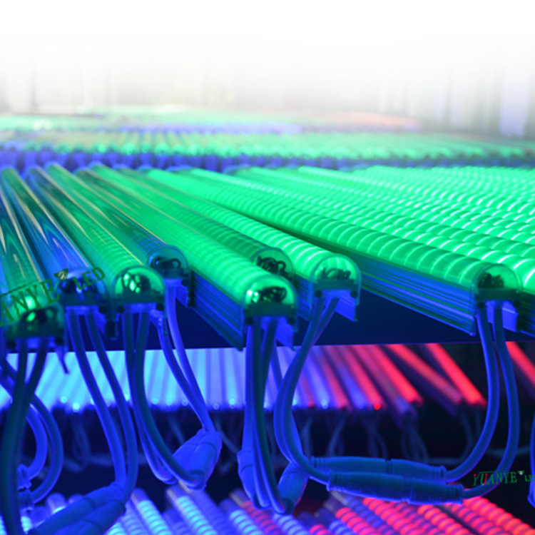 Pencahayaan acara profesional LED Tube Light YY-HL3845 Magic Color Change RGB Tube Google Smart for Plaza Temi Park 8