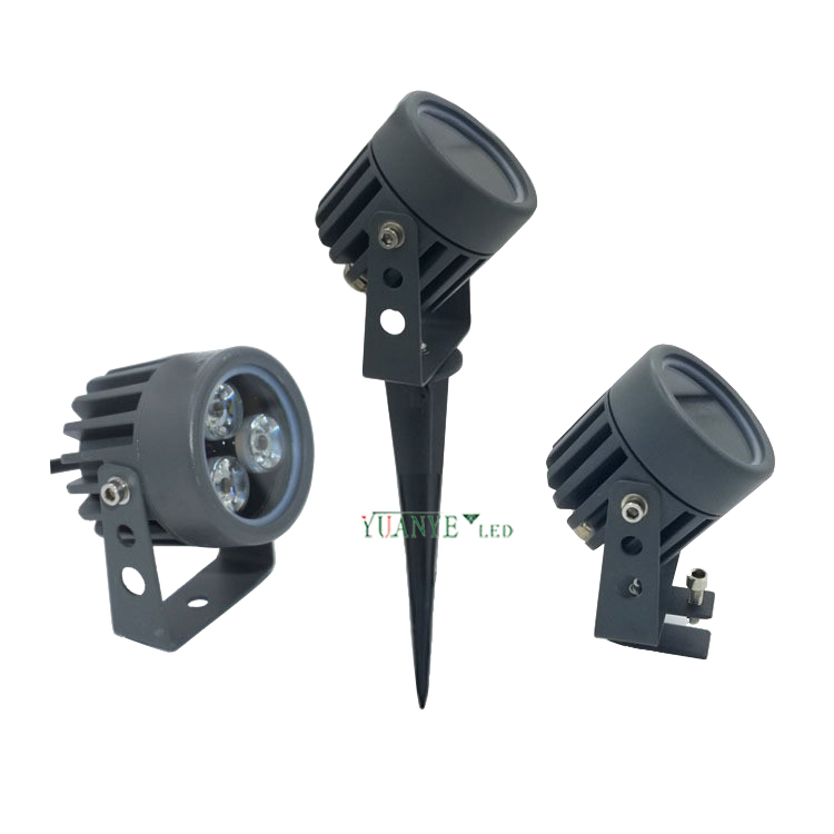 Fábrica Suministro al aire libre Spike Lights YY-TG1E LED EXTERIOR Street Light DMX512 PWM Color único 0-10V 1-10V 1