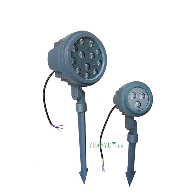 Fornecedor de luz de pico ao ar livre LED YY-TG2L 6W 9W 18W 21W 24W LIGHT LED LED com base redonda ou pico 5