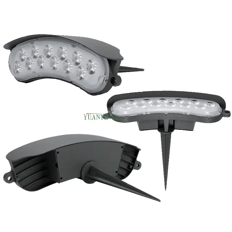 Prix ​​compétitif pas cher personnalisé Sépice solaire Spike Light Yy-TG1d 6W 9W 12W DMX512 RGB RGBW pour le patio Flood 1