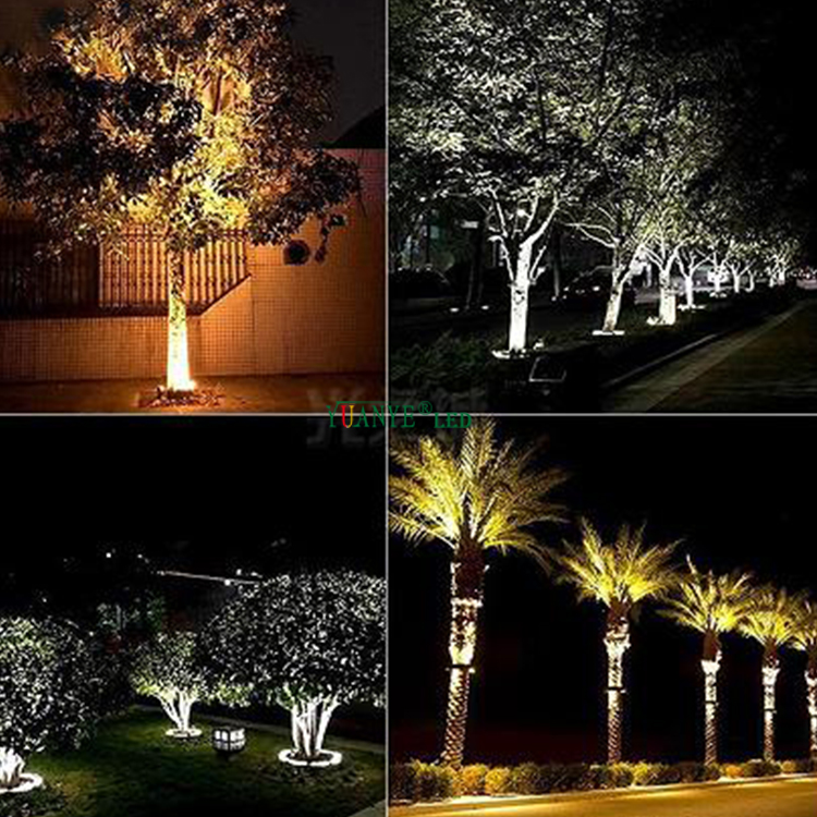 カスタマイズされた安価な競争力のあるソーラーガーデンスパイクライトYY-TG1D 6W 9W 12W DMX512 RGB RGBWパティオ洪水 11