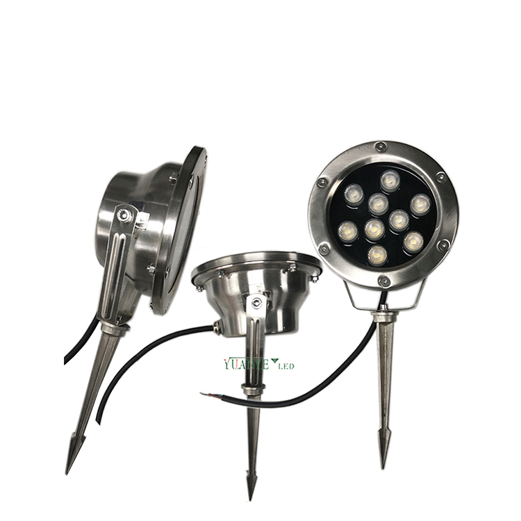 IP65 IP65 Acciaio inossidabile in acciaio inossidabile IP65 DC 12V 24V YY-TG2S RGBW Dimmer Beach Light App Controllo del telefono cellulare 5
