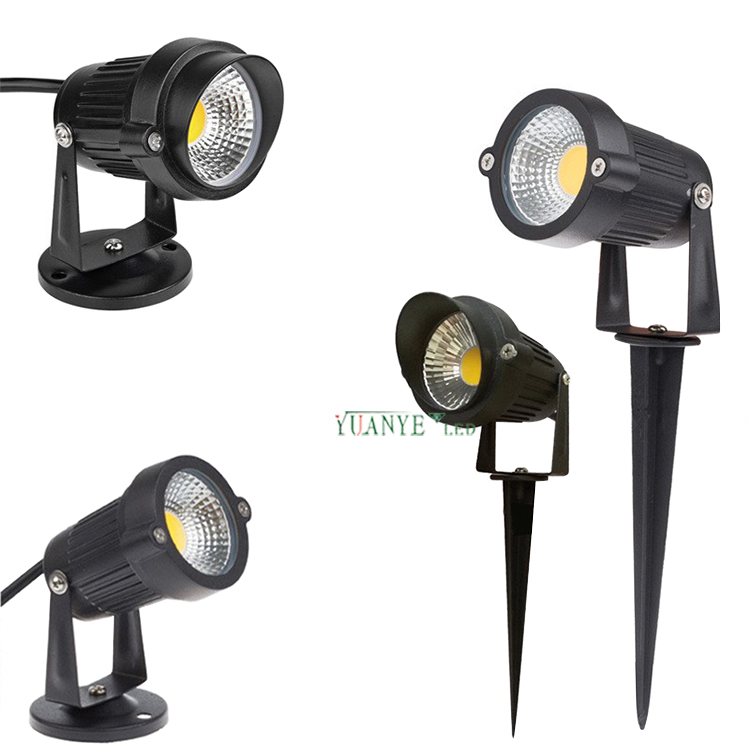China Außenleuchten DC12V DC24V Spike Light YY-TG2E 1W 2W 3W Eingrall licht dimmbar wechselnde Farbe 3