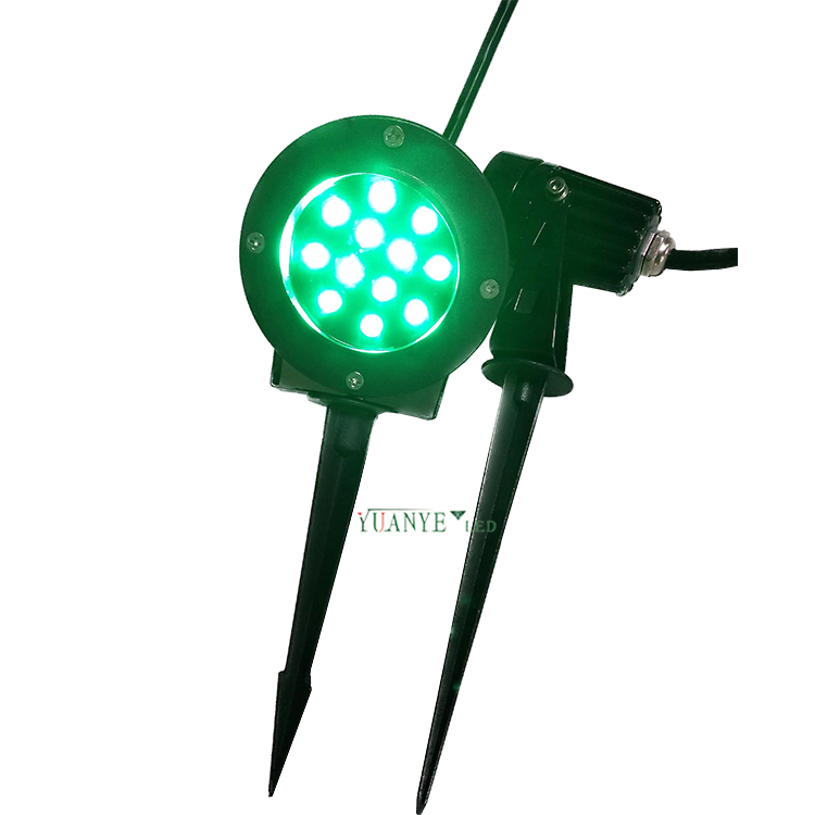 ارتفاع في الهواء الطلق Light Light Yy-Tg1a 1W 2W 3W Garden SMD RGB RGBW زاوية قابلة للتعديل مع التحكم الذكي في التطبيق 4