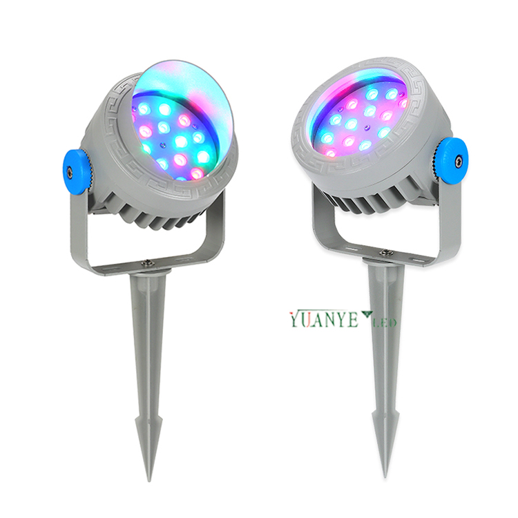 Lampada da giardino da giardino per esterni per vita YY-TG2W 3 IN1 3W 30W 90W RGB Spike Spike con Google Smart Yuanyeled 1