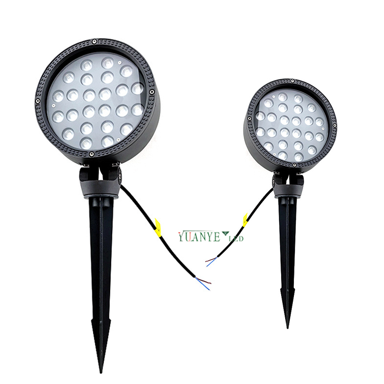 Lawn Spike menyoroti 12W 21W 36W YY-TG2Y LIVERABLE LIGHT LIGHT RGB RGBW DMX512 untuk Taman Tema 1
