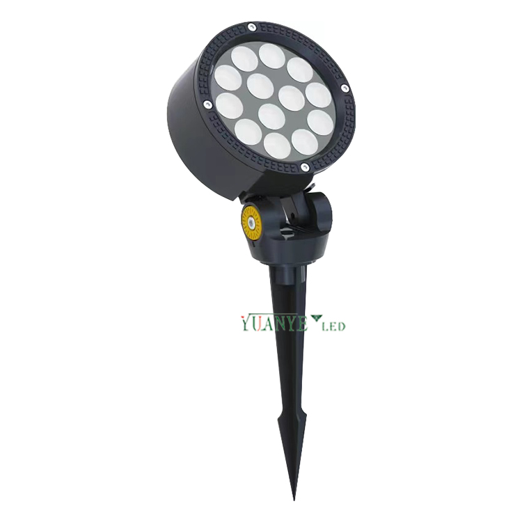 Lawn Spike menyoroti 12W 21W 36W YY-TG2Y LIVERABLE LIGHT LIGHT RGB RGBW DMX512 untuk Taman Tema 4
