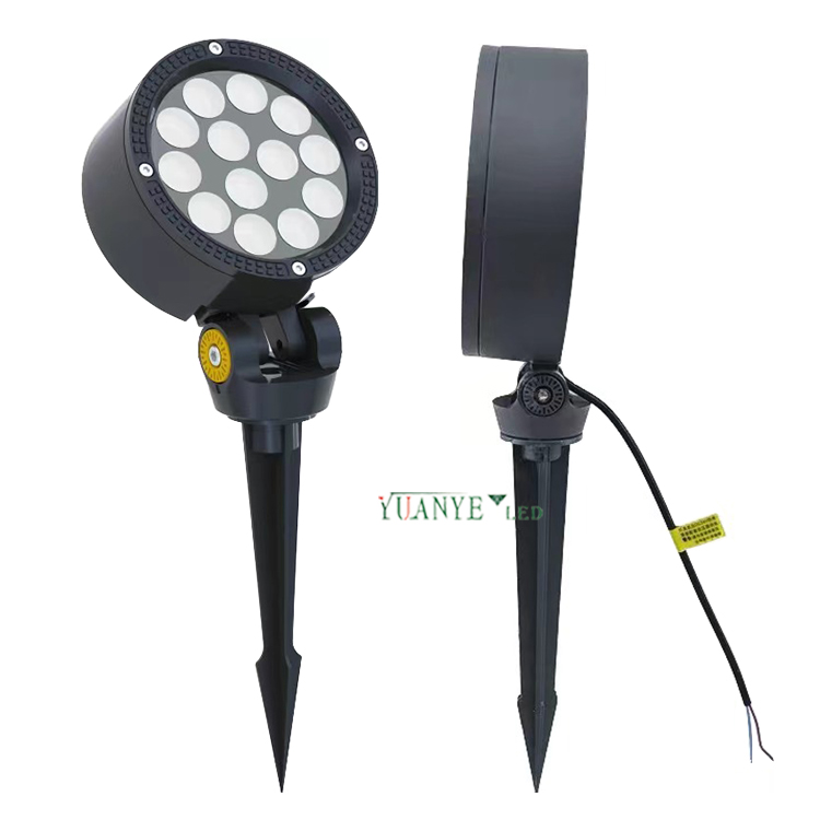Lawn Spike menyoroti 12W 21W 36W YY-TG2Y LIVERABLE LIGHT LIGHT RGB RGBW DMX512 untuk Taman Tema 2