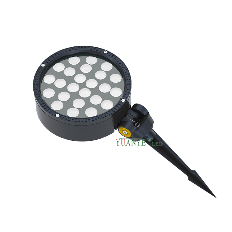 Lawn Spike Spotlighting 12W 21W 36W YY-TG2Y Verstellbares Flutlicht RGB RGBW DMX512 für den Themenpark 8