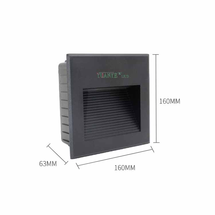 LED階段照明最大22W屋外埋め込みライトYY-QJL015防水モダンスクエアユニエル 8
