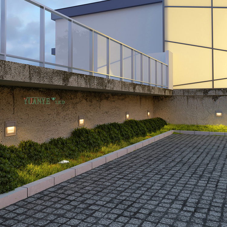 Square à LED Deck Stair Lights YY-QJS005 Nouveau amélioré avec Alexa Google Home Smart Life Control Yuanyeled 12