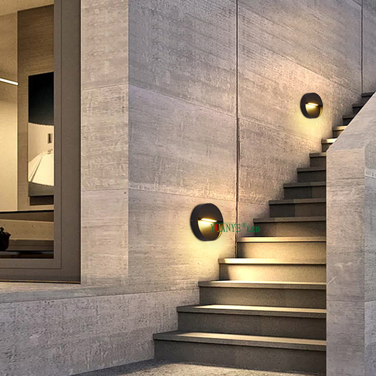 Lumières solaires LED Lumières solaires de mur solaire YY-QJR009 Jardin imperméable pour la patio POST ESPAIR PARME ET COUR 10