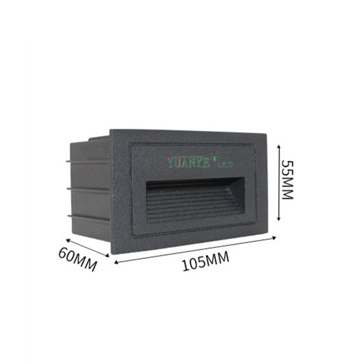 Étape en aluminium Light Outdoor Creative Garden Wall Light Yy-QJL018 1W 3W 5W DMX Éclairage décoratif yuanyeled 7