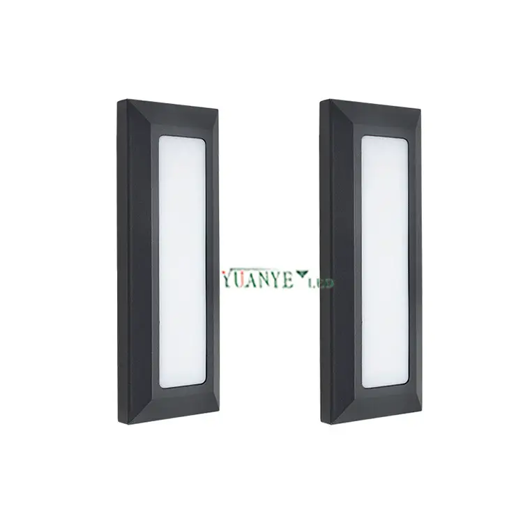 Escaliers muraux extérieurs éclairage yy-QJL017 intégré monté monté horizontal long pont à lad étape 1
