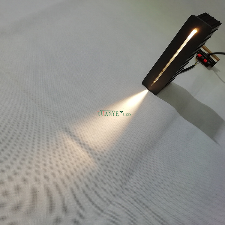 Yuanyeled - Ip65 Outdoor Stairs Wall Led Deck Step Light Recessed Mounted Narrow Beam Aluminum 12