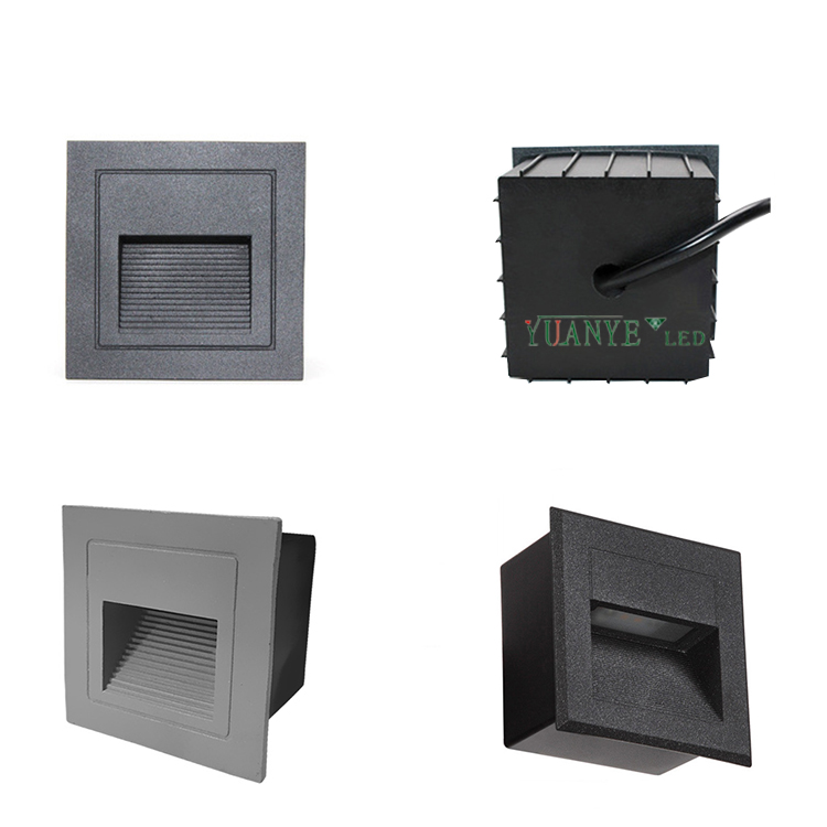 正方形の屋外ステップモダンなLED階段の壁照明YY-QJS001防水TUYAスマートコントロールYuAnyELED 7