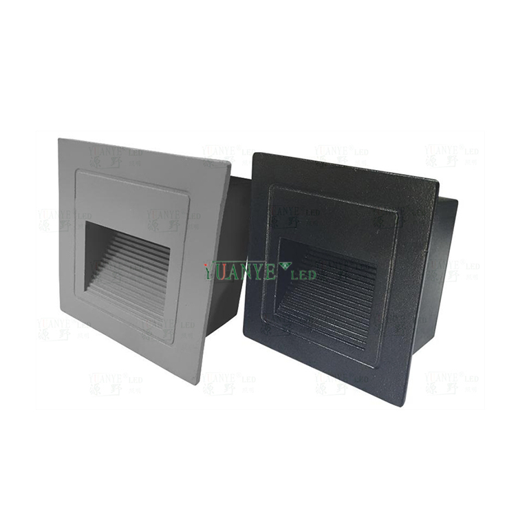 正方形の屋外ステップモダンなLED階段の壁照明YY-QJS001防水TUYAスマートコントロールYuAnyELED 9
