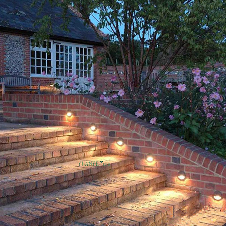 3w 5w 9w Solar Garden Step Light Landscape Lighting YY-QJS010 Fence Light Rgbwy Yuanyeled 13