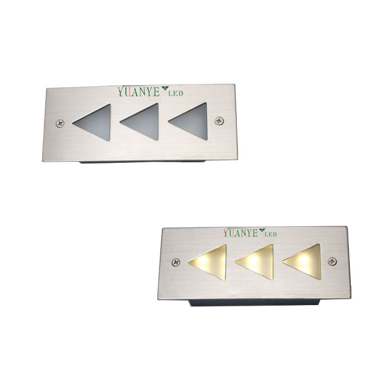 Lámpara LED empotrada luz de la pared de la pared control remoto yy-qjl005 1W 3W 5W LEACH PASO LED 3000K 4500K 6000K YUANYELED 9