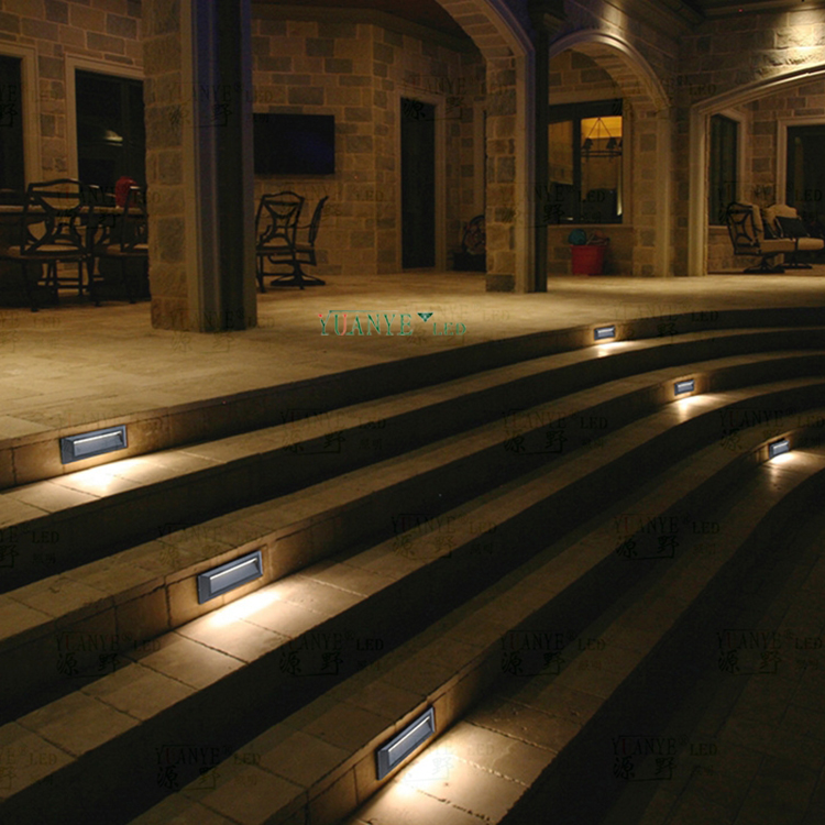 Lámpara LED empotrada luz de la pared de la pared control remoto yy-qjl005 1W 3W 5W LEACH PASO LED 3000K 4500K 6000K YUANYELED 12