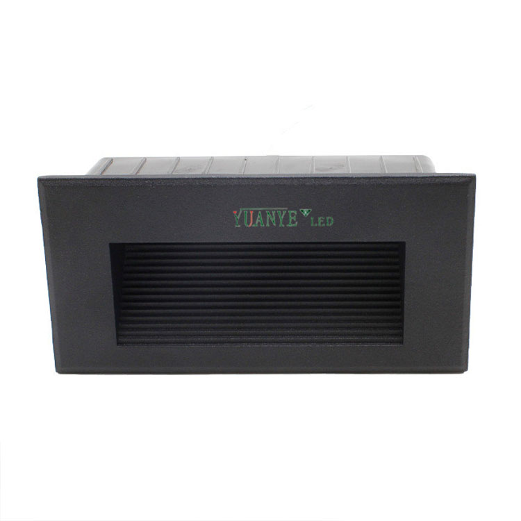 Schalter Steuereleck eingebettete Treppe Stiefleuchte 1W 2W 3W YY-QJL006 WASGERFORTE IP65 OUTDOOR STEP Lichter Yuanyeled 7