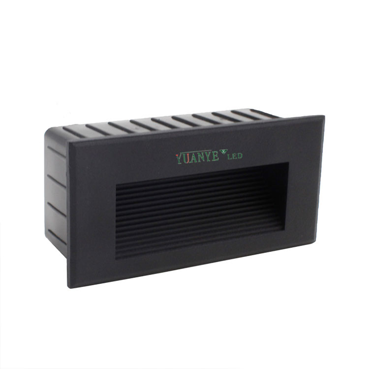 Schalter Steuereleck eingebettete Treppe Stiefleuchte 1W 2W 3W YY-QJL006 WASGERFORTE IP65 OUTDOOR STEP Lichter Yuanyeled 8