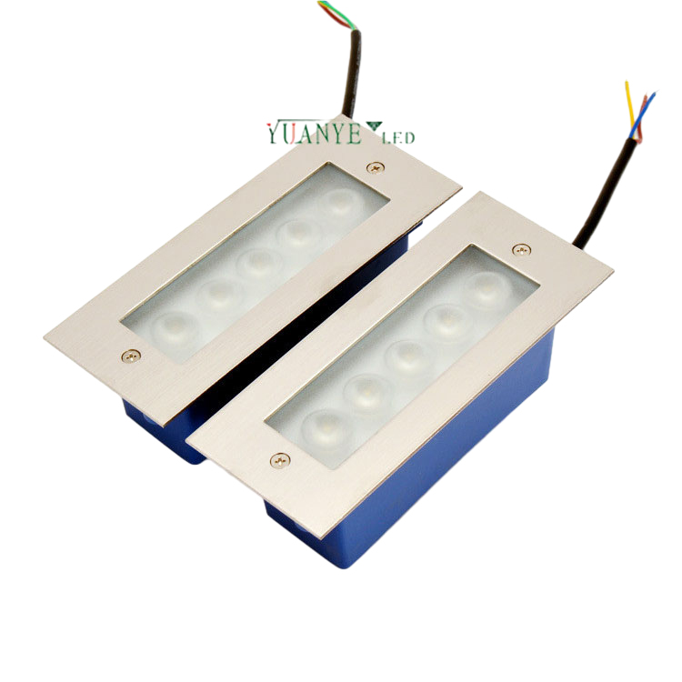 상업용 트랑스 감지 임베디드 LED 스텝 벽 램프 DC24V YY-QJL003 현대 1W 3W 5W 따뜻한 흰색 Yuanyeled 8