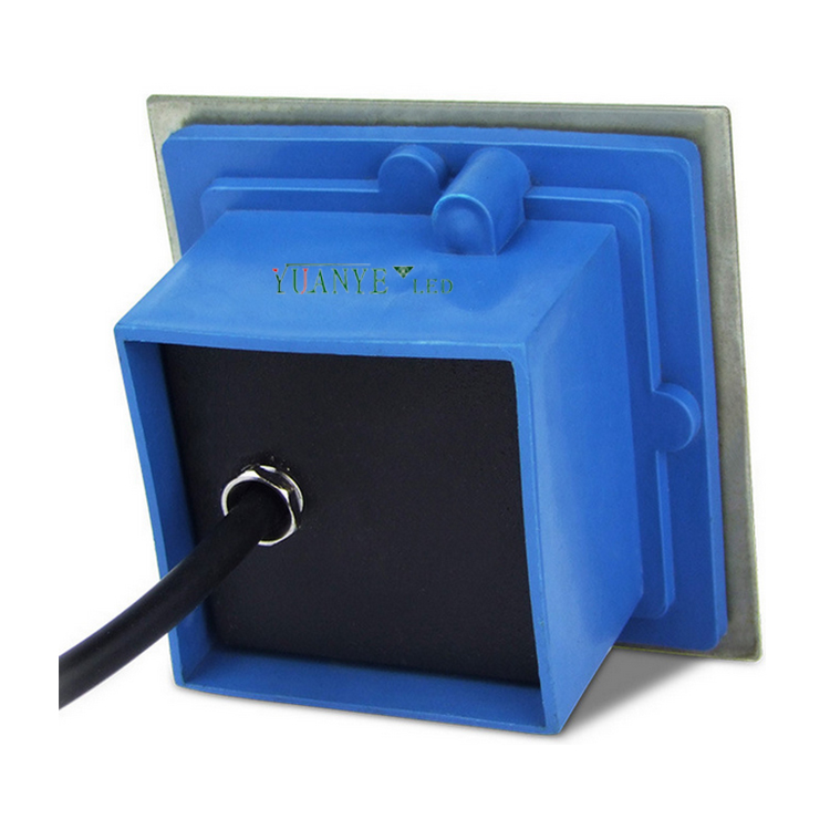 Lampe d'angle intelligente yy-QJS006 télécommande de télécommande carrée d'éclairage en aluminium en aluminium extérieur yuanyeled 8