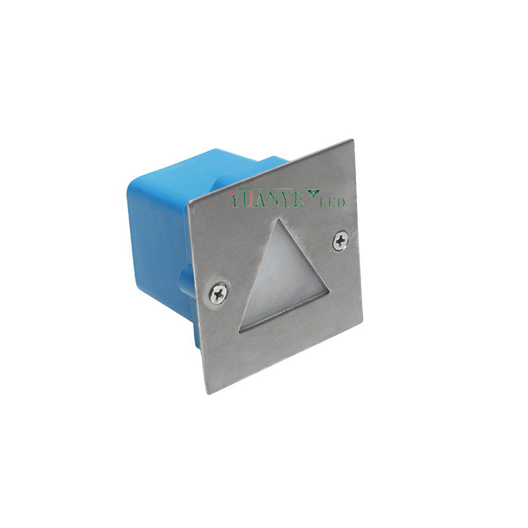 Paso de escalera de LED cuadrado Luz al aire libre Dimmable YY-QJS003 3000K 4500K 1W 3W 5W Lámpara de pie Zigbee3.0 yuanyeled de interior 8