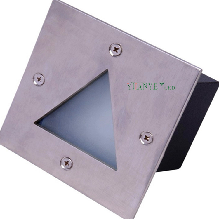Paso de escalera de LED cuadrado Luz al aire libre Dimmable YY-QJS003 3000K 4500K 1W 3W 5W Lámpara de pie Zigbee3.0 yuanyeled de interior 7