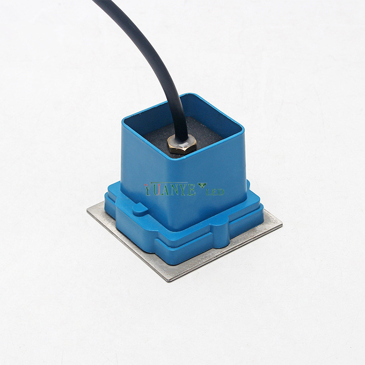 Paso de escalera de LED cuadrado Luz al aire libre Dimmable YY-QJS003 3000K 4500K 1W 3W 5W Lámpara de pie Zigbee3.0 yuanyeled de interior 9