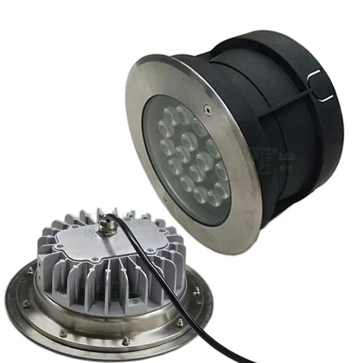YUANYELED- 방수 수중 풀지 54W DMX512 IP68 RGB RGBW LED 오목한 가벼운 오목한 yy -SDDC 1