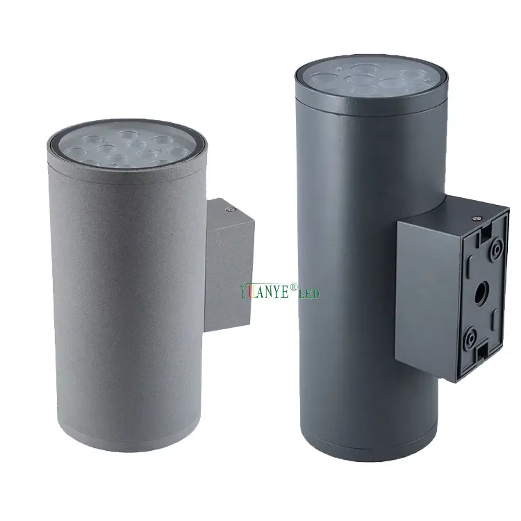 Yuanyeled - Lumières murales extérieures modernes Black Rgbwy IP65 STRAPPORER SMART LED Street Light RGBCCT YY-BDR025 1