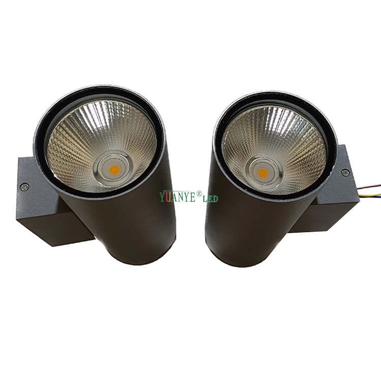 Yuanyeled - moderne luci da parete esterna nera rgbwy ip65 impermeabile smart led light rgbccct yy -bdr025 3
