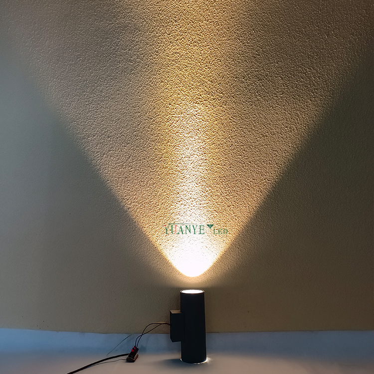 Yuanyeled - moderne luci da parete esterna nera rgbwy ip65 impermeabile smart led light rgbccct yy -bdr025 5