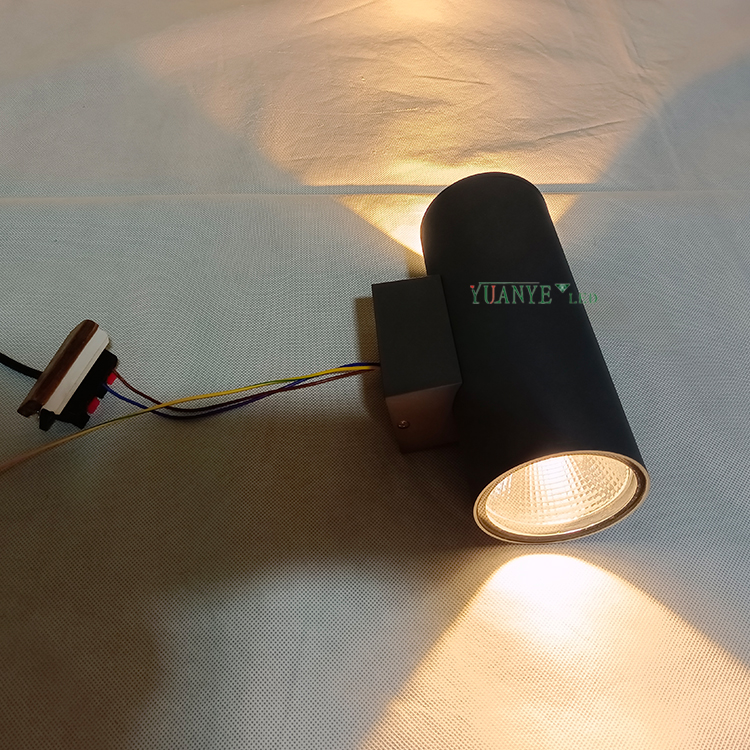 Yuanyeled - moderne luci da parete esterna nera rgbwy ip65 impermeabile smart led light rgbccct yy -bdr025 6