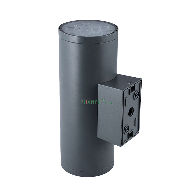 Yuanyeled - moderne luci da parete esterna nera rgbwy ip65 impermeabile smart led light rgbccct yy -bdr025 4