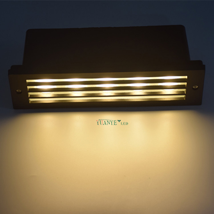 コマーシャルセンシング埋め込まれたLEDウォールランプガーデン照明YY-QJL012 3W 6W 9WスイッチアプリコントロールYUANYELED1 8
