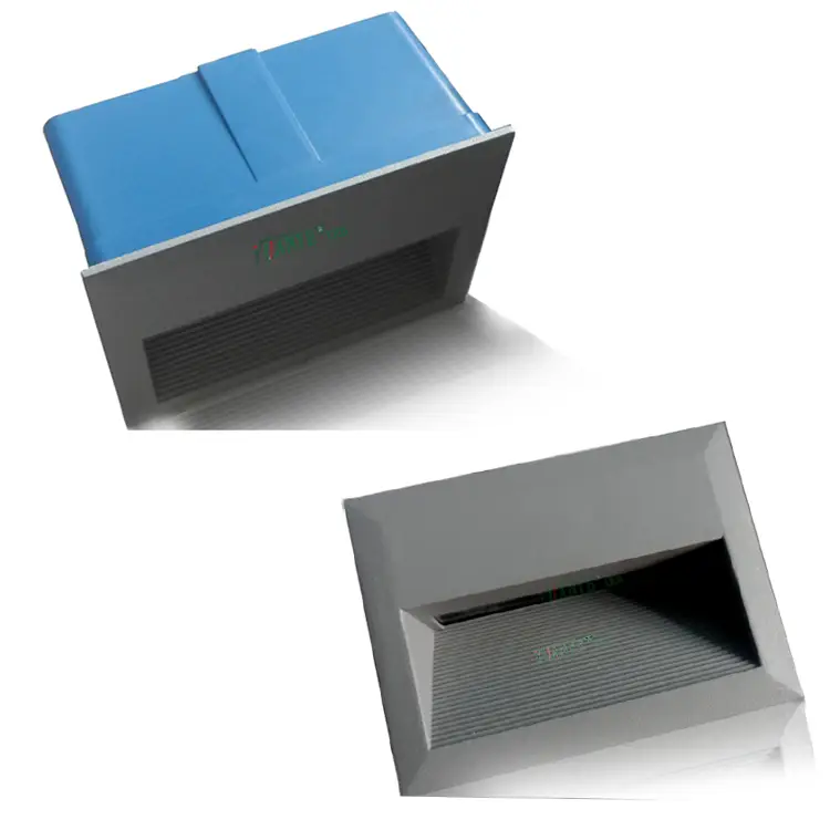 Moderne Eingezogene Outdoor-Stufe Leuchtkontrolle Dekorative YY-QJL010 Beleuchtung für quadratische Ecke Stiefleuchten Yuanyeled 1