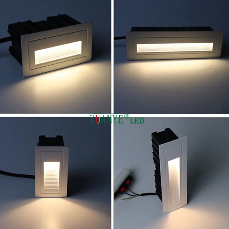 Étape en aluminium Light Outdoor Creative Garden Wall Light Yy-QJL018 1W 3W 5W DMX Éclairage décoratif yuanyeled 1
